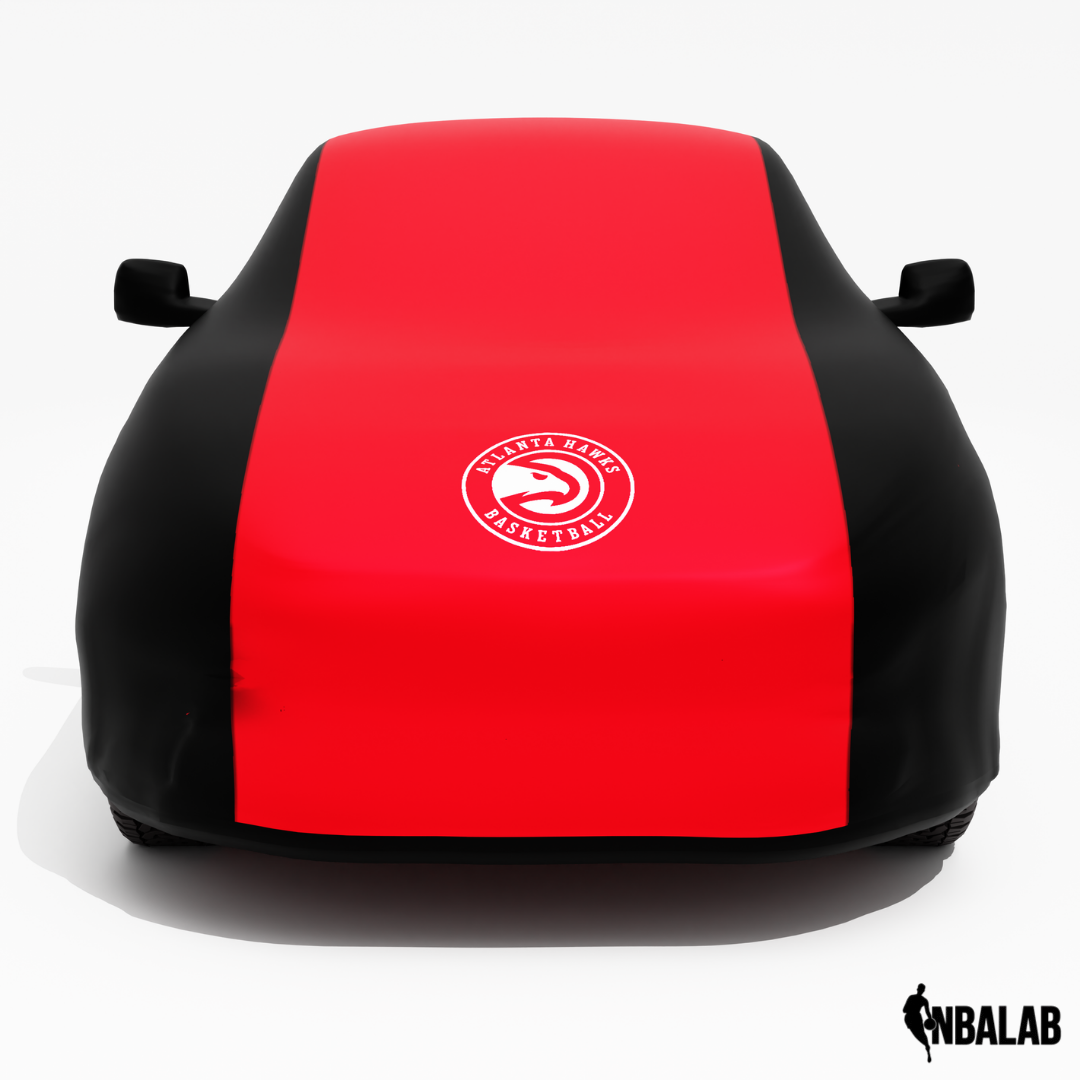 Officially Licensed Atlanta Hawks 2 Tone Car Covers – Indoor & Outdoor | NBA Protection | HeroCovers