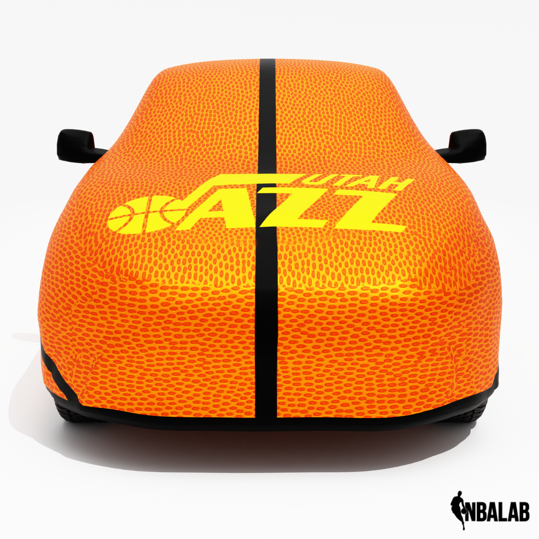 Officially Licensed Utah Jazz Life Size Basketball Car Covers – Indoor & Outdoor | NBA Protection | HeroCovers
