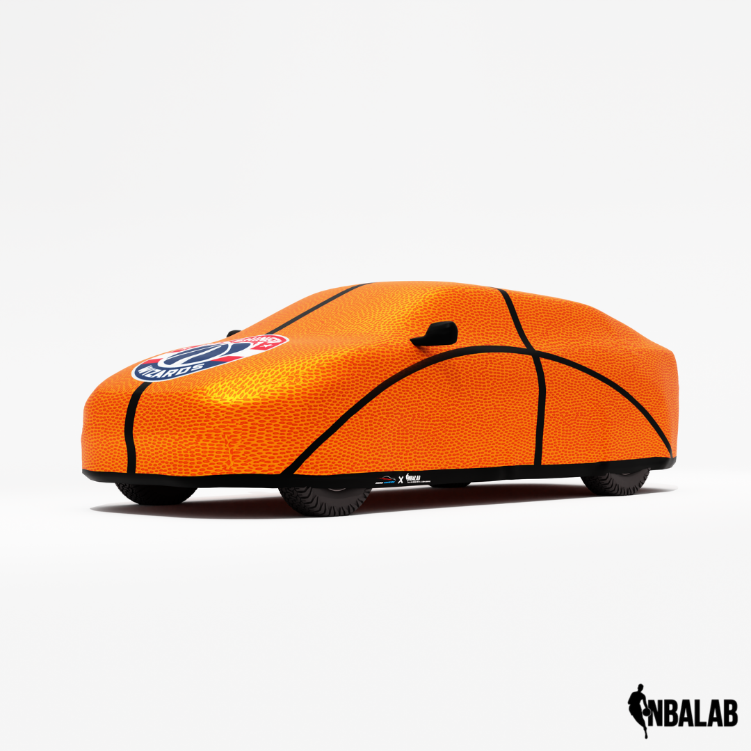 Officially Licensed Washington Life Size Basketball Car Covers – Indoor & Outdoor | NBA Protection | HeroCovers