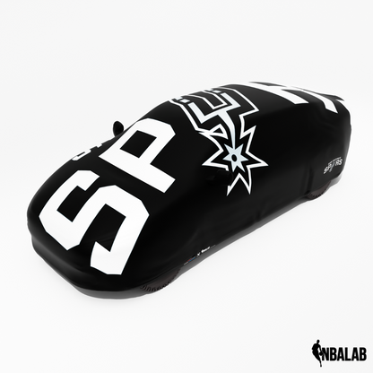 Officially Licensed San Antonio Cover Stretch Logo – Indoor & Outdoor | NBA Protection | HeroCovers