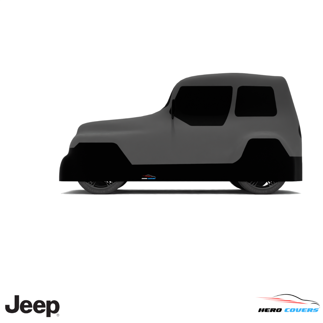 Jeep Wrangler 1987 Car Cover: Indoor & Outdoor Use - HeroCovers