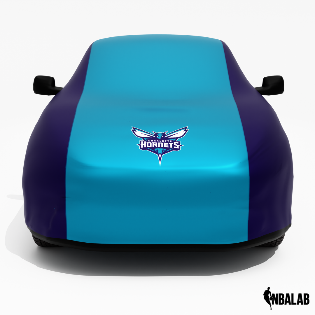 Officially Licensed Charlotte Hornets 2 Tone Car Covers – Indoor & Outdoor | NBA Protection | HeroCovers