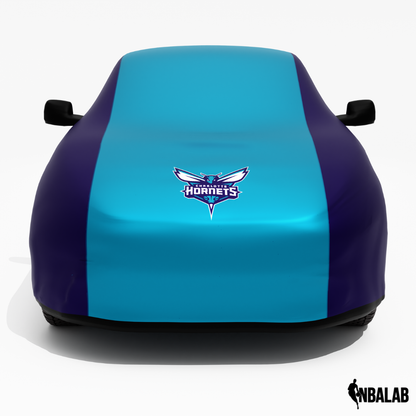 Officially Licensed Charlotte Hornets 2 Tone Car Covers – Indoor & Outdoor | NBA Protection | HeroCovers