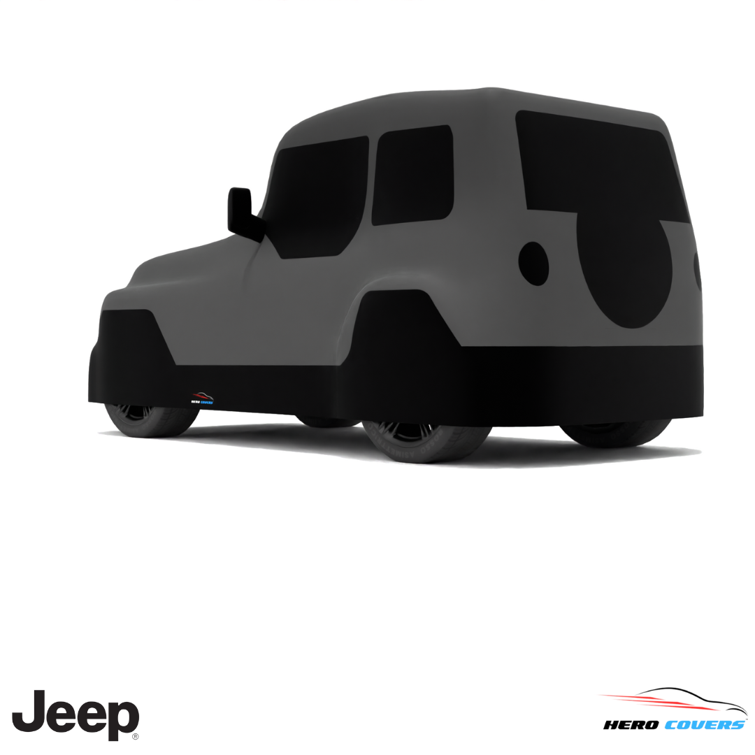 Jeep Wrangler 1987 Car Cover: Indoor & Outdoor Use - HeroCovers