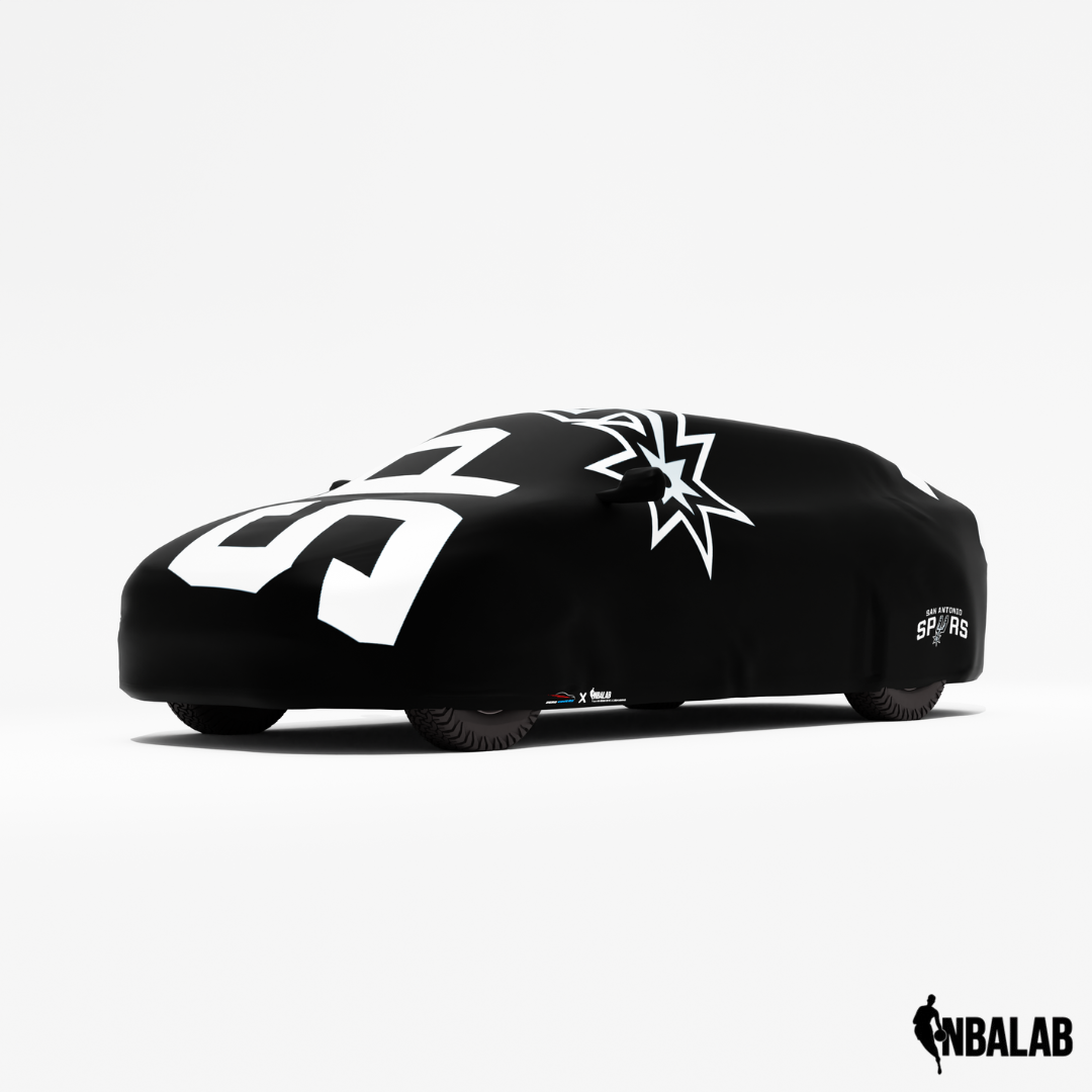 Officially Licensed San Antonio Cover Stretch Logo – Indoor & Outdoor | NBA Protection | HeroCovers