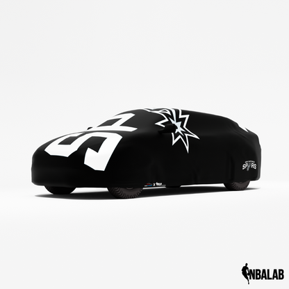 Officially Licensed San Antonio Cover Stretch Logo – Indoor & Outdoor | NBA Protection | HeroCovers