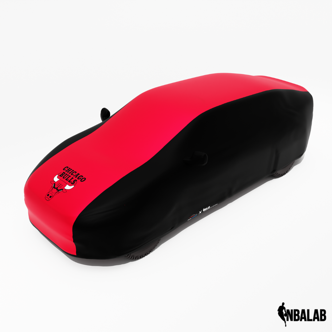 Officially Licensed Chicago Bulls 2 Tone Car Covers – Indoor & Outdoor | NBA Protection | HeroCovers