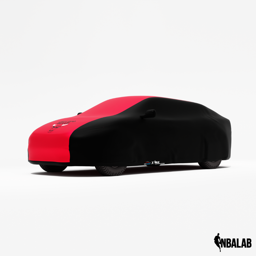 Officially Licensed Chicago Bulls 2 Tone Car Covers – Indoor & Outdoor | NBA Protection | HeroCovers