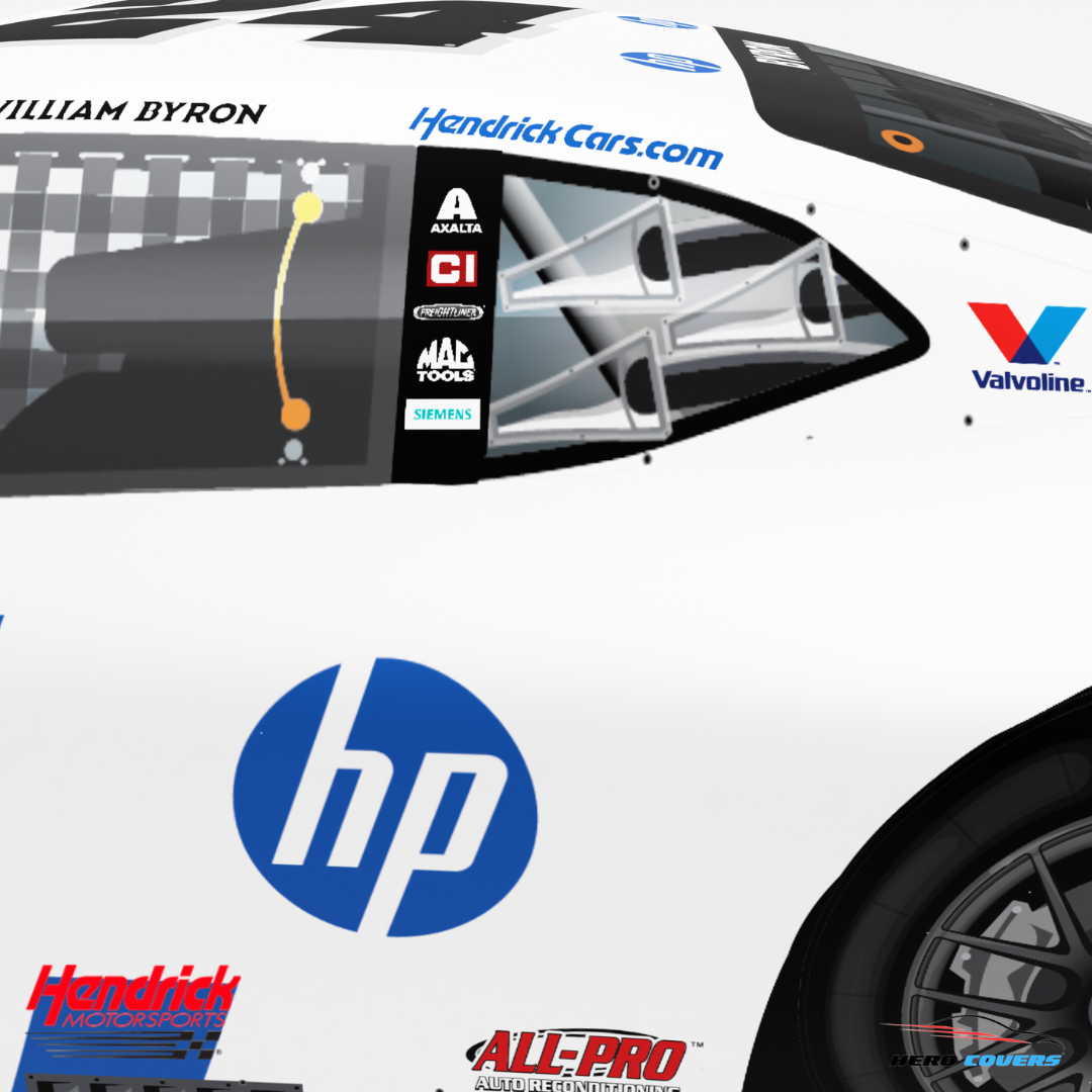 Officially Licensed Hendrick Motorsports HP White NEW Car Cover – Precision Fit & Ultimate Protection | HeroCovers