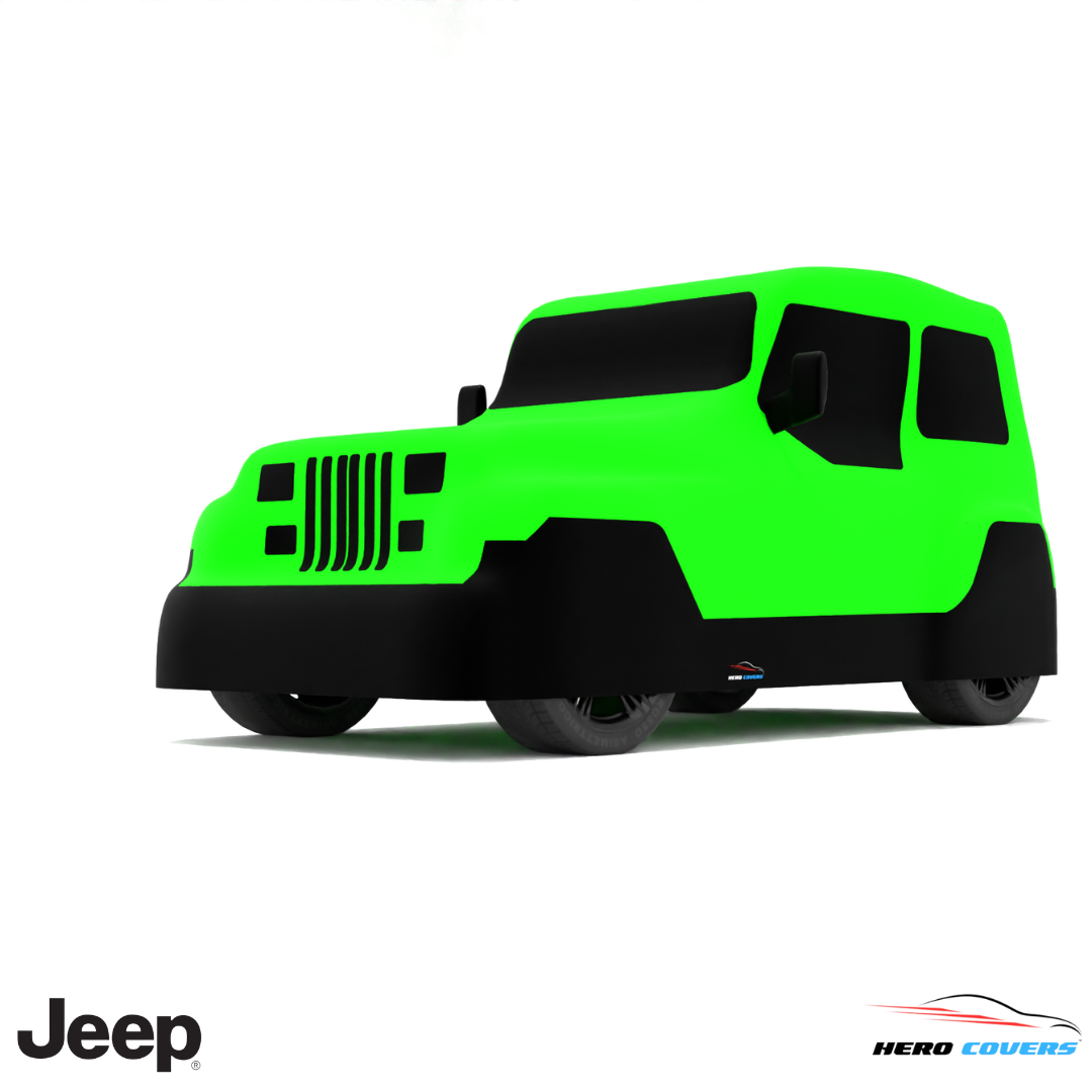 Jeep Wrangler 1987 Car Cover: Indoor & Outdoor Use - HeroCovers