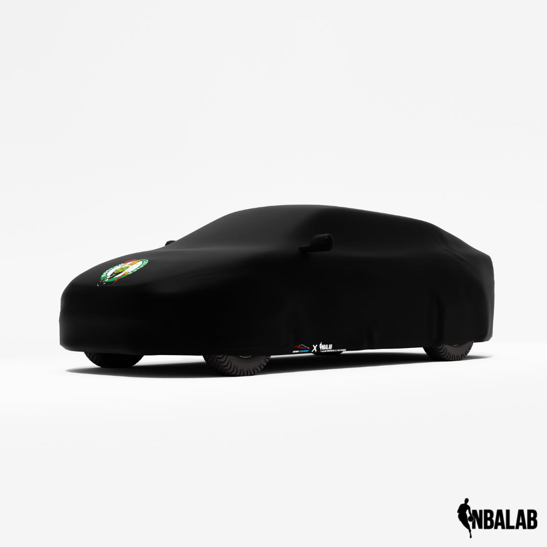 Officially Licensed Boston Celtics Black Car Covers – Indoor & Outdoor | NBA Protection | HeroCovers