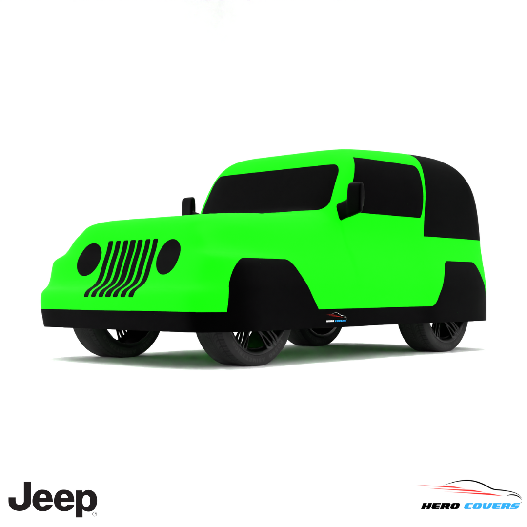Jeep Wrangler 1996 Car Cover: Indoor & Outdoor Use - HeroCovers