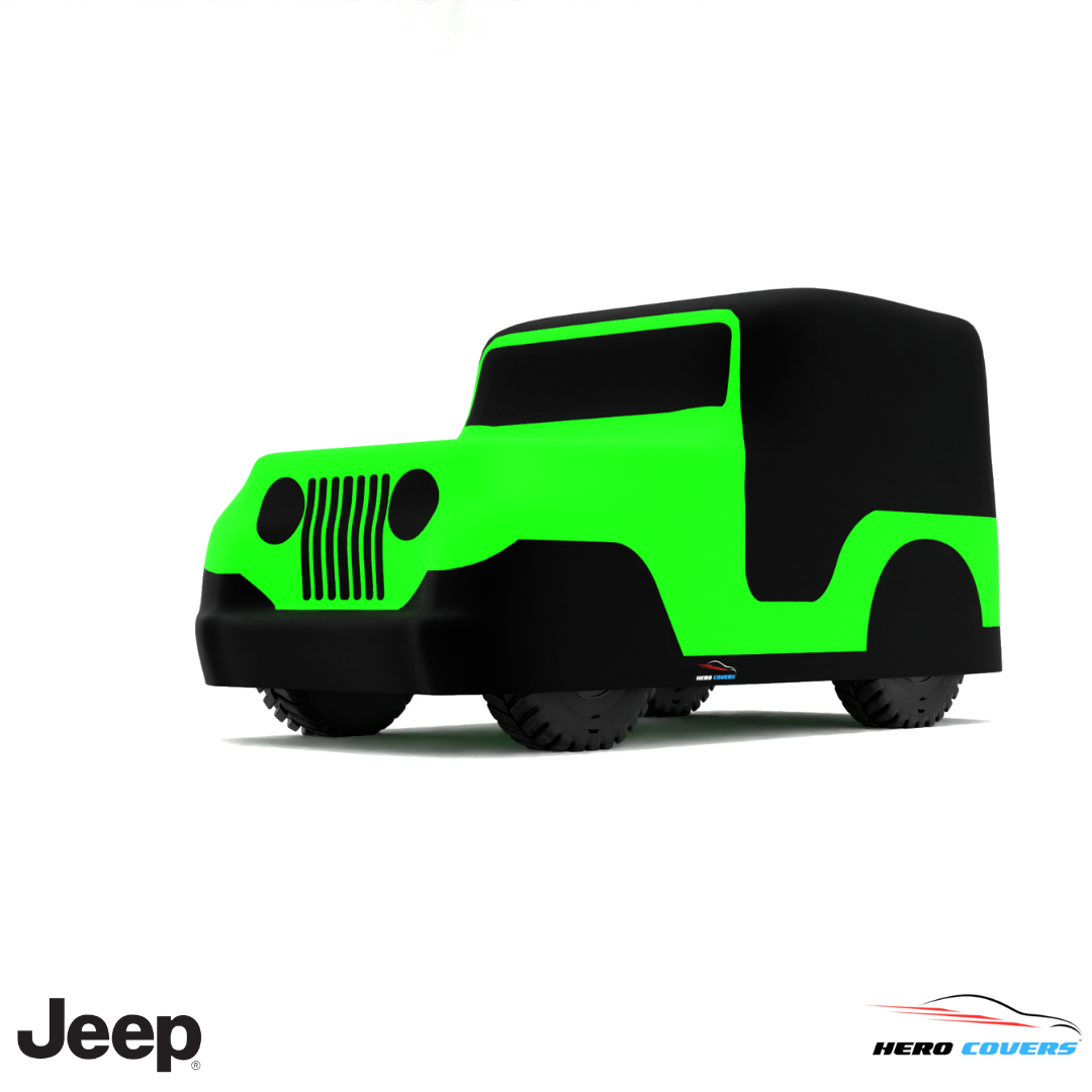 Jeep JS Series 1953 Car Cover: Indoor & Outdoor Use - HeroCovers
