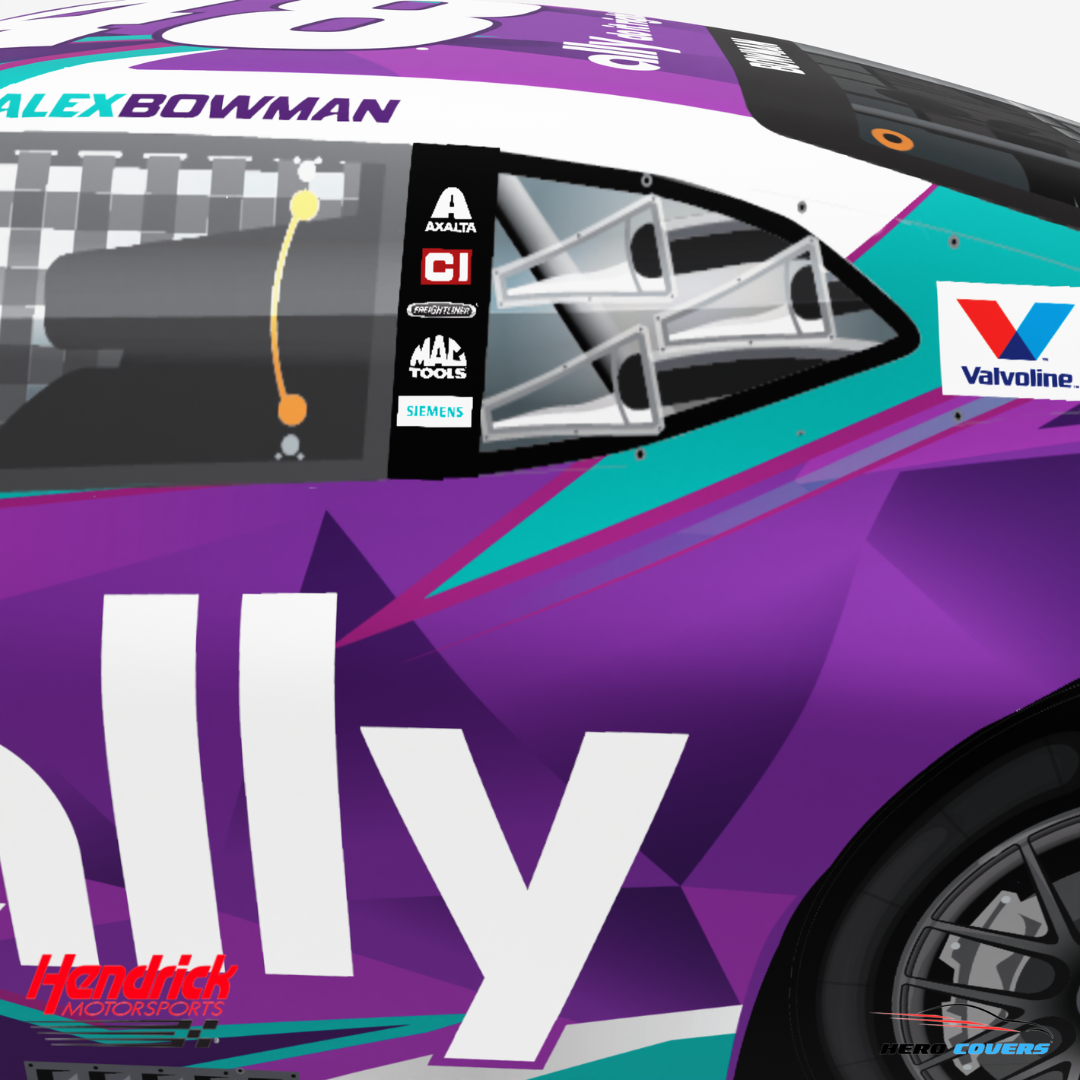 Officially Licensed Hendrick Motorsports Ally Purple NEW Car Cover – Precision Fit & Ultimate Protection | HeroCovers