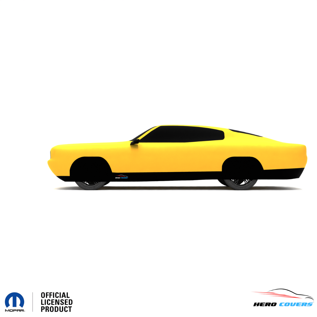 Dodge Charger 3rd Gen (1971–1974) Car Cover: Indoor & Outdoor Use - HeroCovers