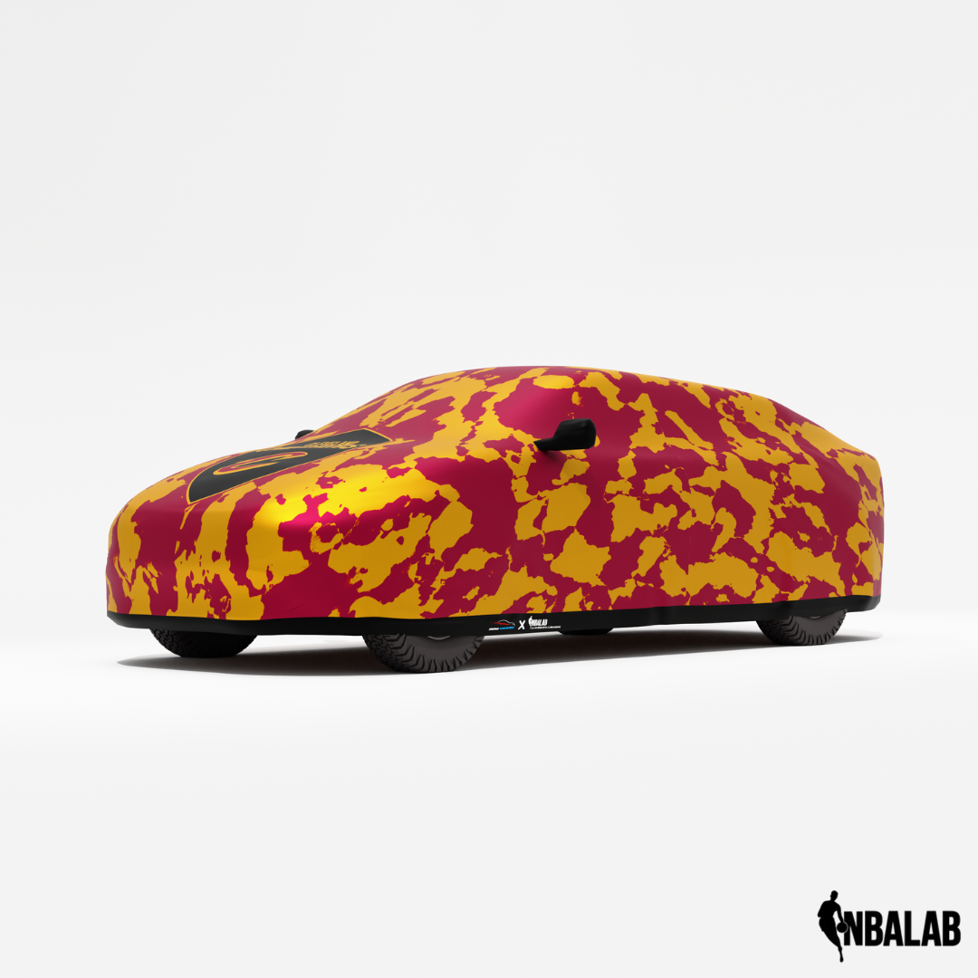 Officially Licensed Cleveland C Comouflage Car Covers – Indoor & Outdoor | NBA Protection | HeroCovers