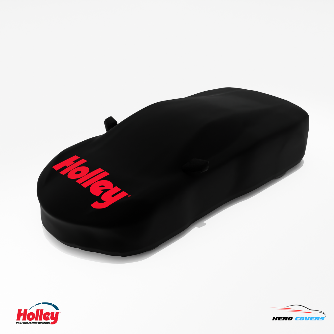 Holley Performance Brands Holley Red Logo Car Covers | Officially Licensed by HeroCovers