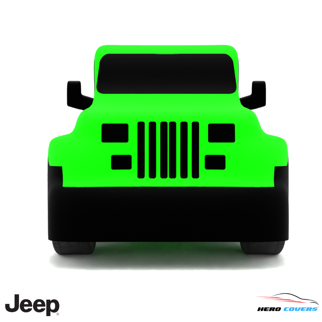 Jeep Wrangler 1987 Car Cover: Indoor & Outdoor Use - HeroCovers