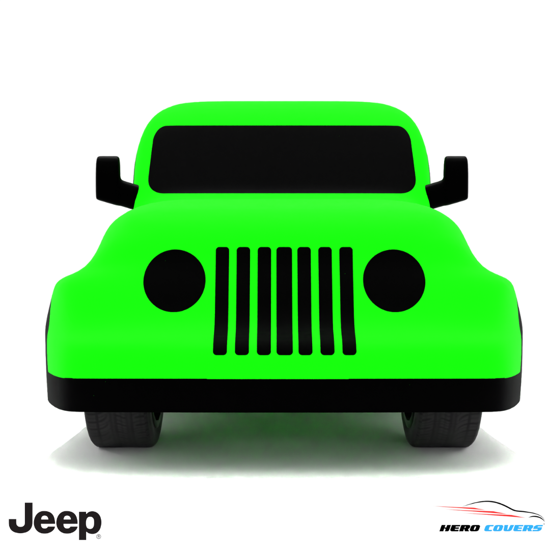 Jeep Wrangler 1996 Car Cover: Indoor & Outdoor Use - HeroCovers