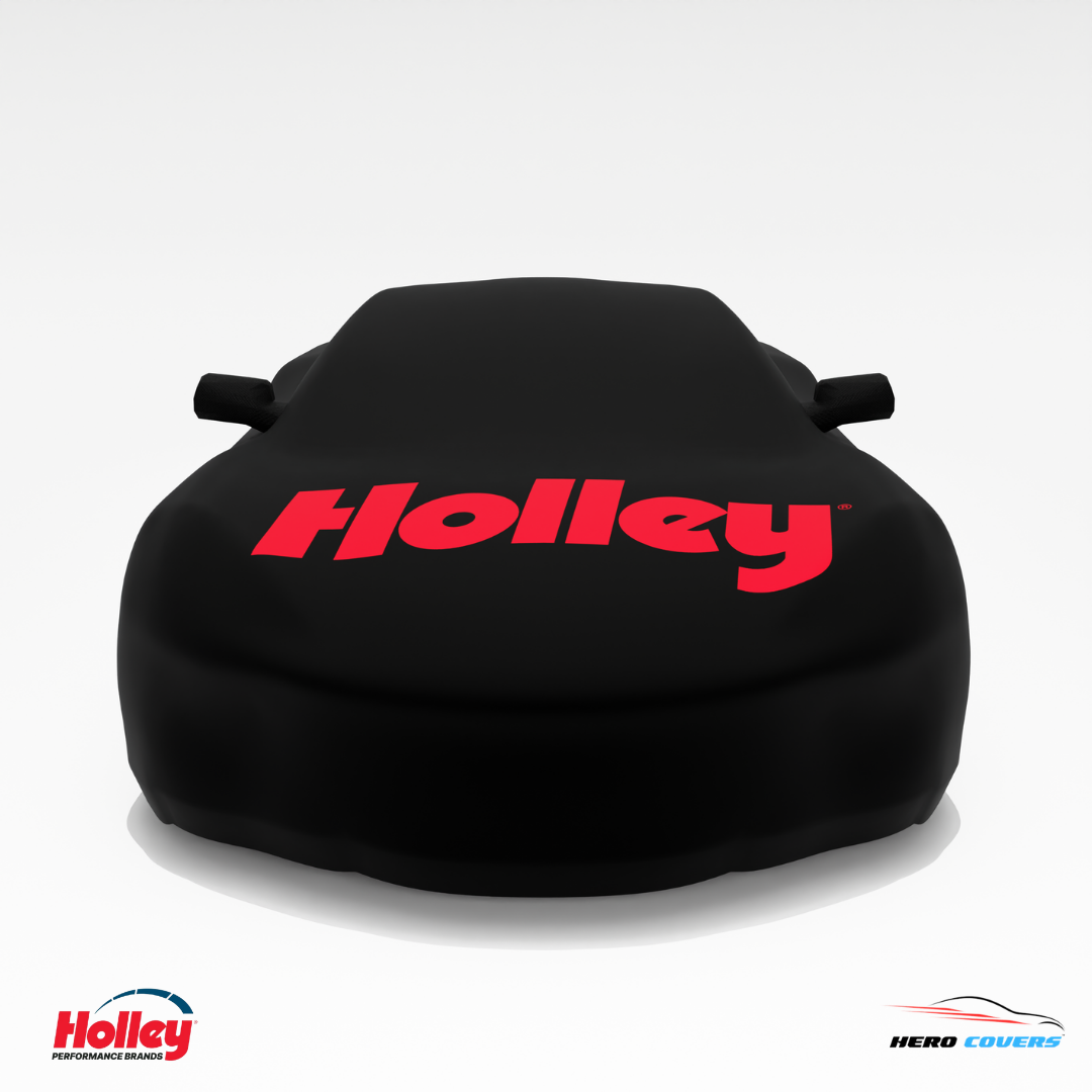Holley Performance Brands Holley Red Logo Car Covers | Officially Licensed by HeroCovers