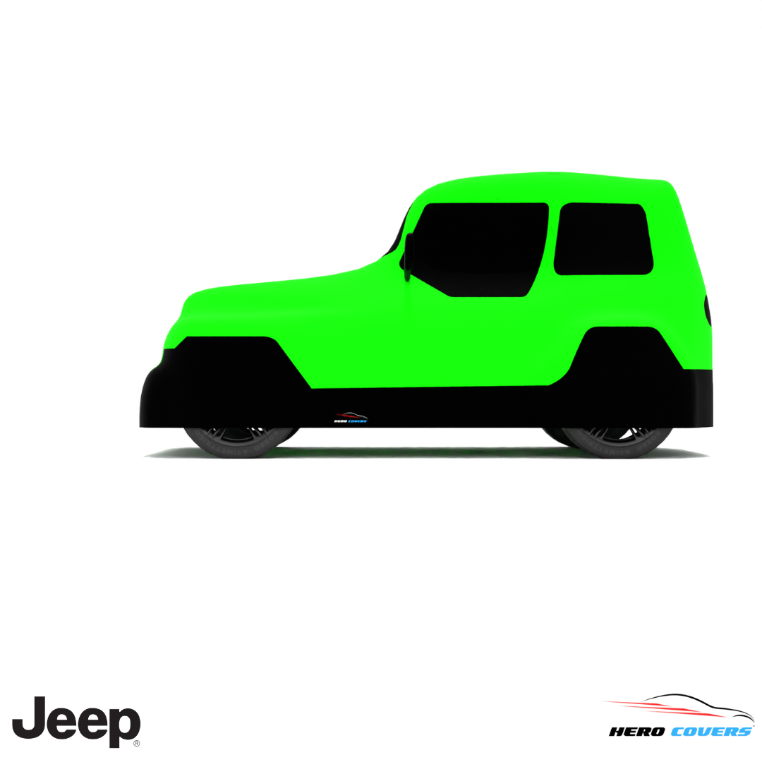 Jeep Wrangler 1987 Car Cover: Indoor & Outdoor Use - HeroCovers