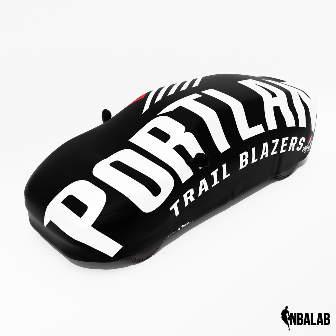 Officially Licensed Portland Trail Cover Stretch Logo – Indoor & Outdoor | NBA Protection | HeroCovers
