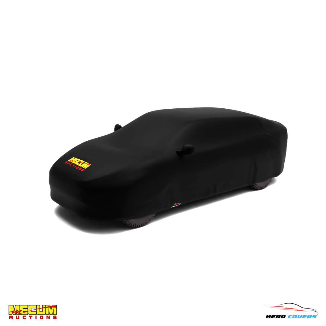 Mecum Auctions Black Car Cover by HeroCovers
