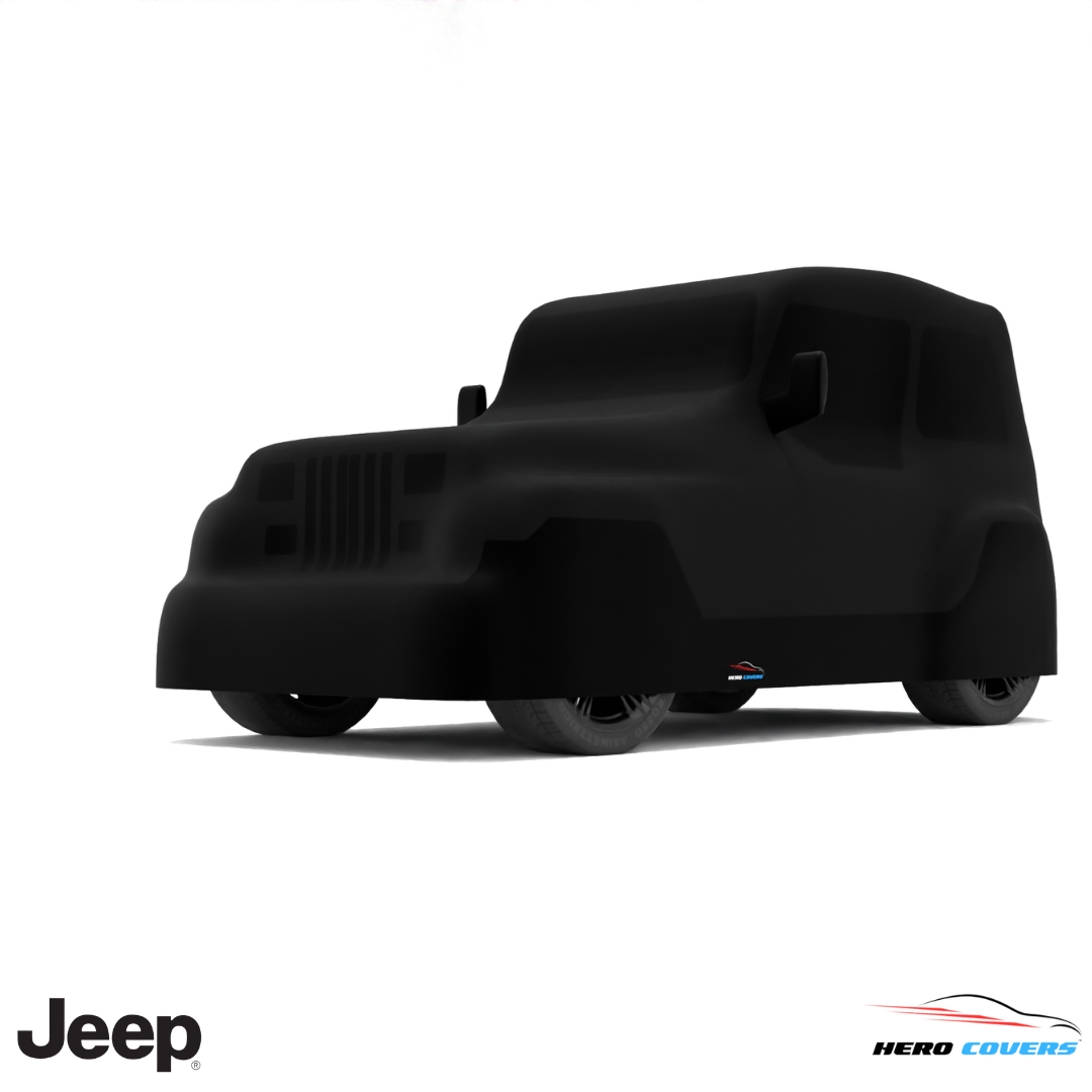 Jeep Wrangler 1987 Car Cover: Indoor & Outdoor Use - HeroCovers