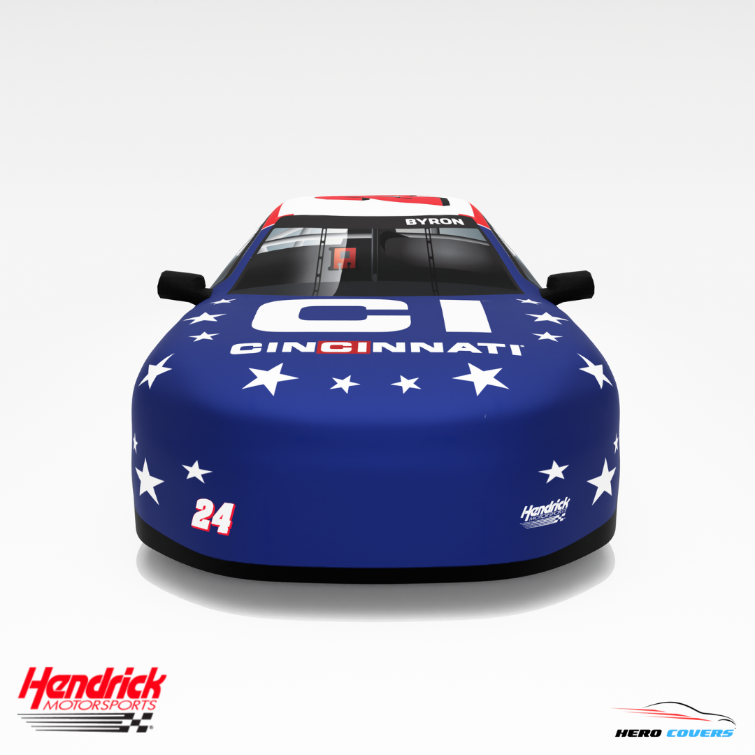 Officially Licensed Hendrick Motorsports Cincinnati NEW Car Cover – Precision Fit & Ultimate Protection | HeroCovers