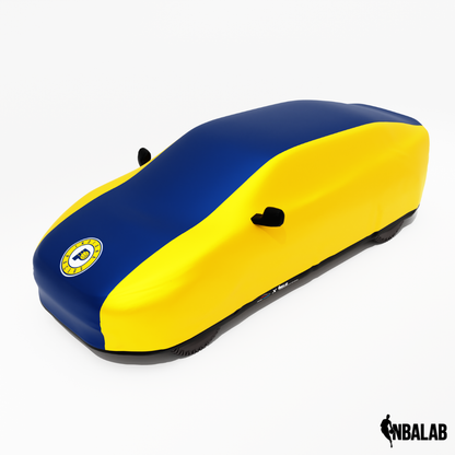 Officially Licensed Indiana Pacers 2 Tone Car Covers – Indoor & Outdoor | NBA Protection | HeroCovers