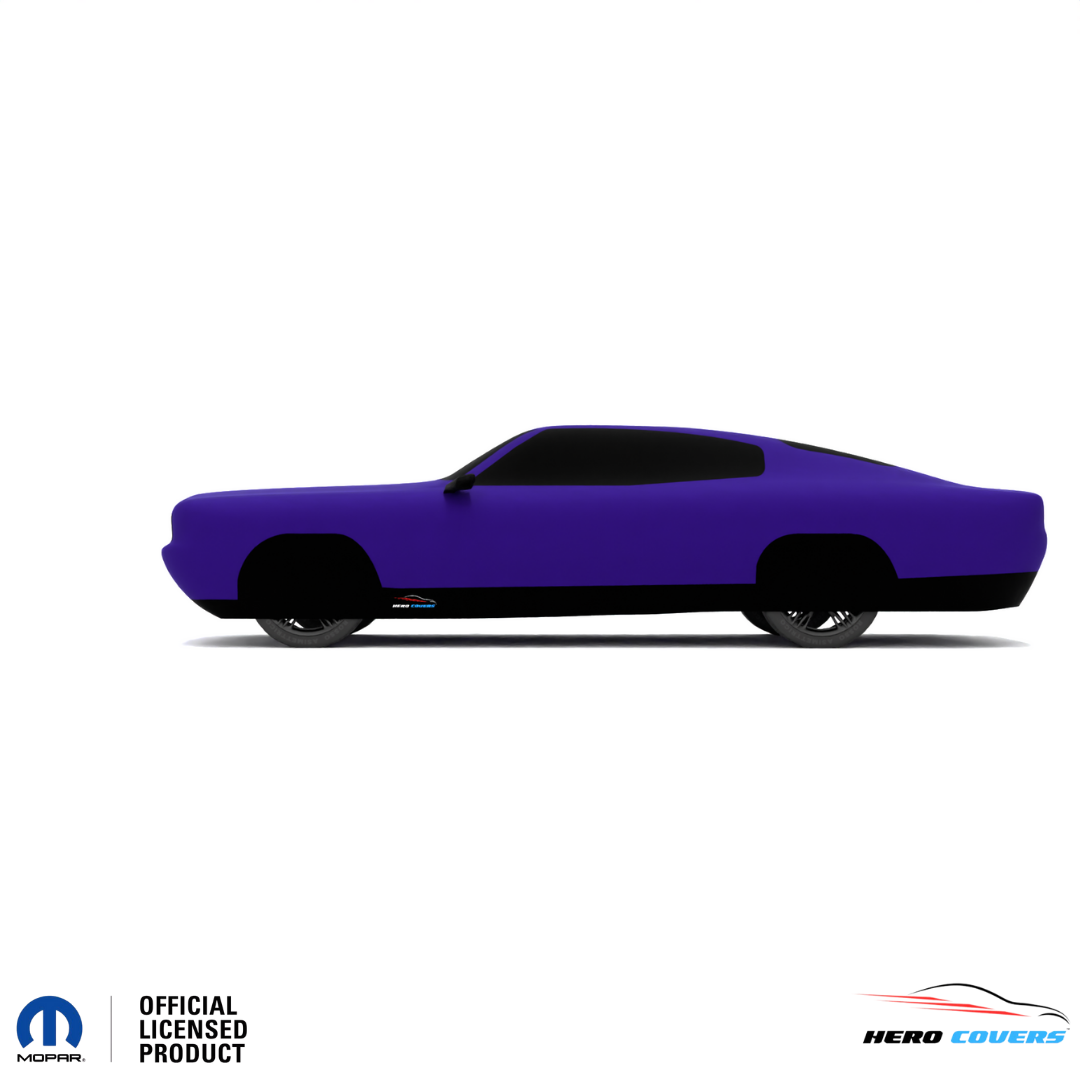 Dodge Charger 3rd Gen (1971–1974) Car Cover: Indoor & Outdoor Use - HeroCovers