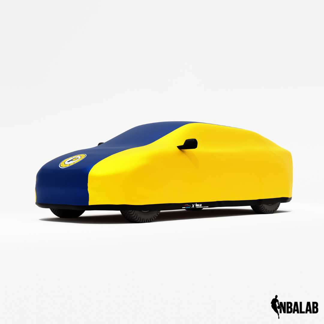 Officially Licensed Indiana Pacers 2 Tone Car Covers – Indoor & Outdoor | NBA Protection | HeroCovers