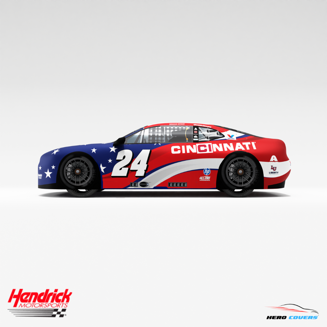 Officially Licensed Hendrick Motorsports Cincinnati NEW Car Cover – Precision Fit & Ultimate Protection | HeroCovers