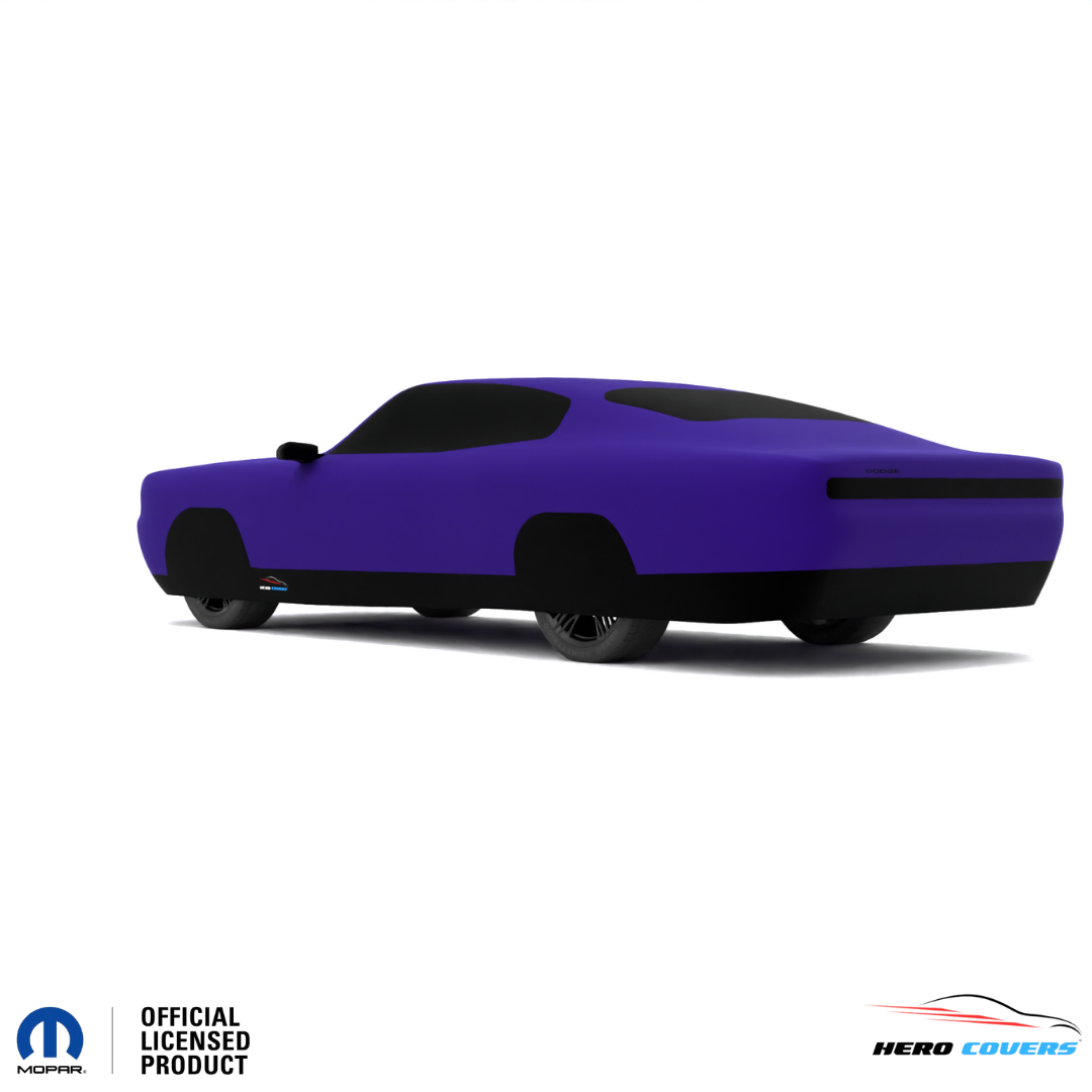 Dodge Charger 3rd Gen (1971–1974) Car Cover: Indoor & Outdoor Use - HeroCovers
