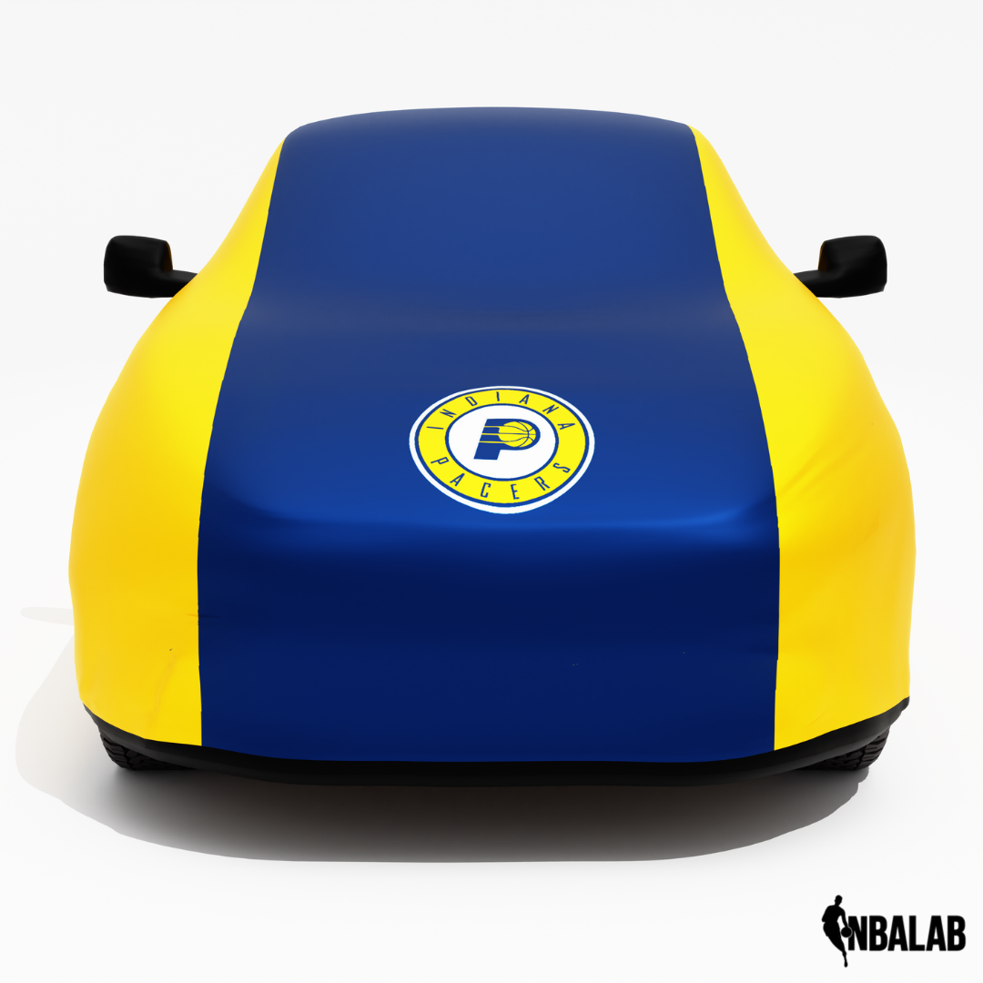 Officially Licensed Indiana Pacers 2 Tone Car Covers – Indoor & Outdoor | NBA Protection | HeroCovers