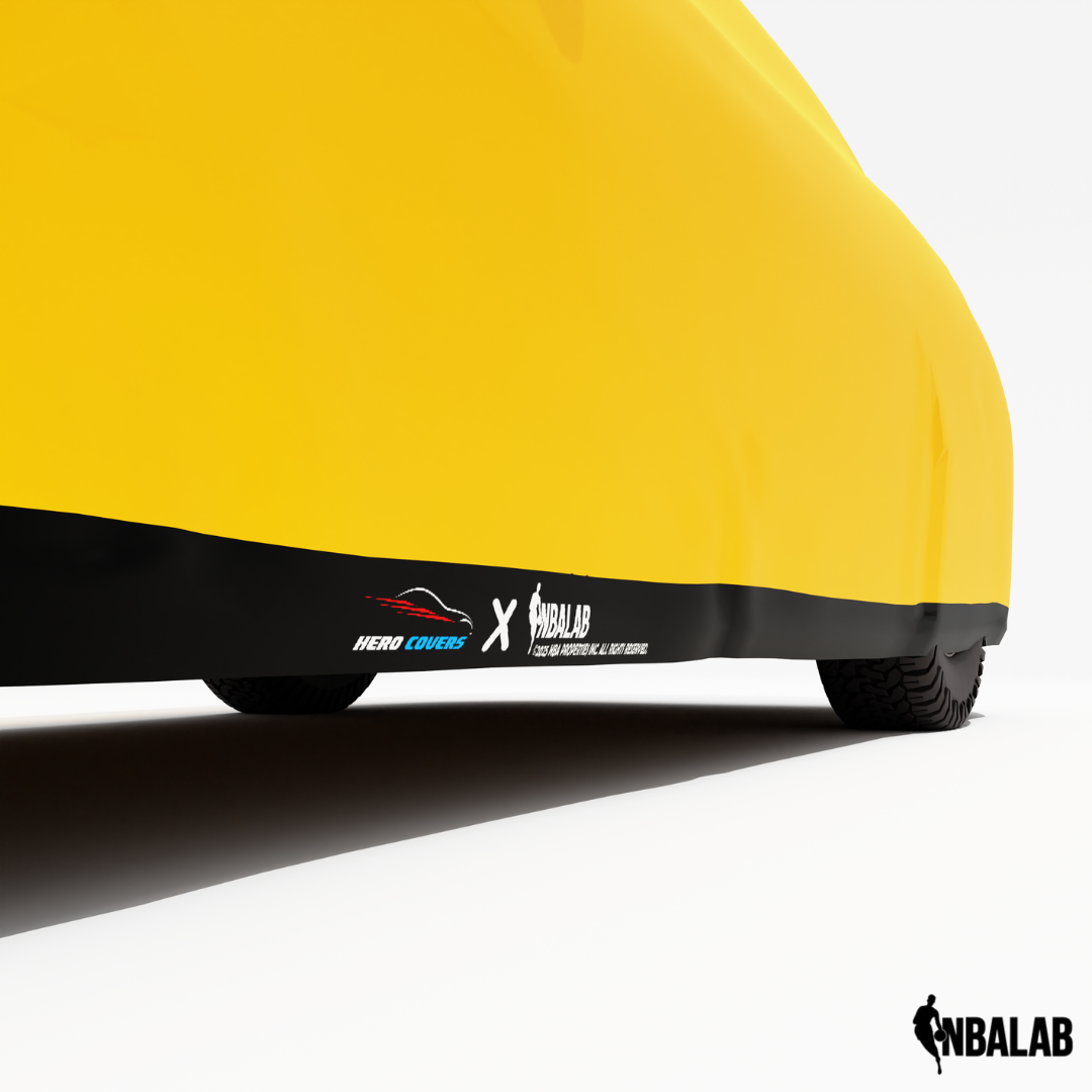 Officially Licensed Indiana Pacers 2 Tone Car Covers – Indoor & Outdoor | NBA Protection | HeroCovers
