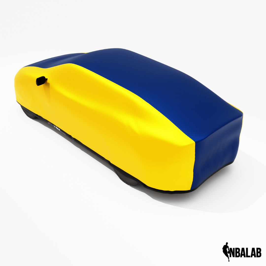 Officially Licensed Indiana Pacers 2 Tone Car Covers – Indoor & Outdoor | NBA Protection | HeroCovers