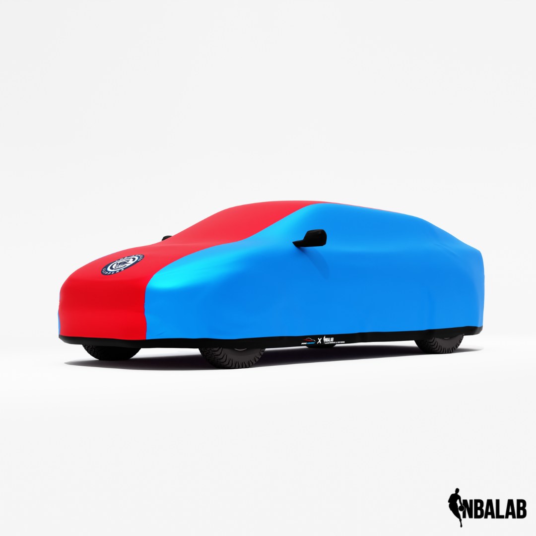 Officially Licensed Los Angeles Clippers 2 Tone Car Covers – Indoor & Outdoor | NBA Protection | HeroCovers