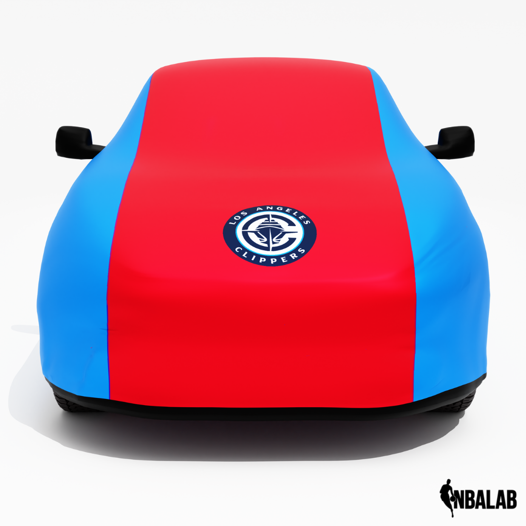 Officially Licensed Los Angeles Clippers 2 Tone Car Covers – Indoor & Outdoor | NBA Protection | HeroCovers