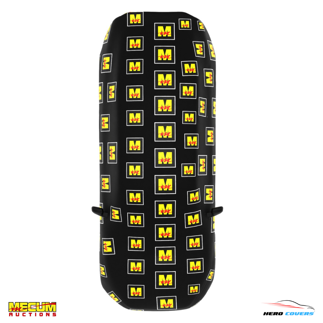 Mecam Racing Logo Officially Licensed Mecum Retro Logo Car Cover – Hero Covers