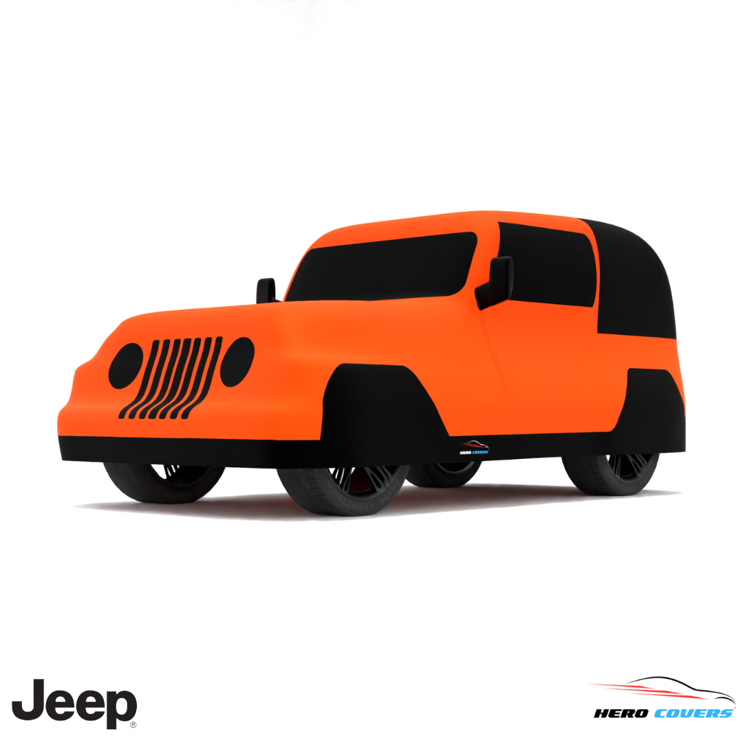 Jeep Wrangler 1996 Car Cover: Indoor & Outdoor Use - HeroCovers