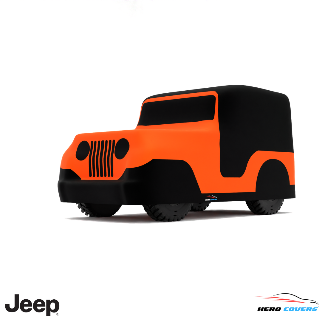 Jeep JS Series 1953 Car Cover: Indoor & Outdoor Use - HeroCovers