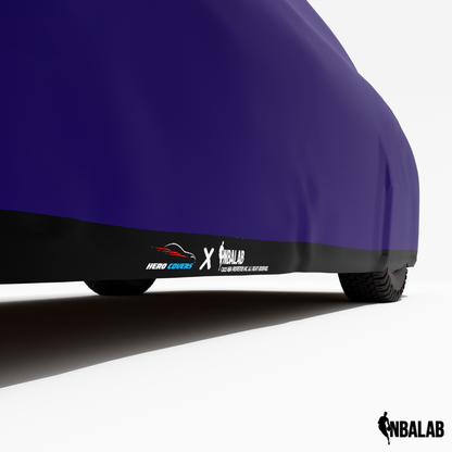 Officially Licensed Los Angeles Lakers 2 Tone Car Covers – Indoor & Outdoor | NBA Protection | HeroCovers