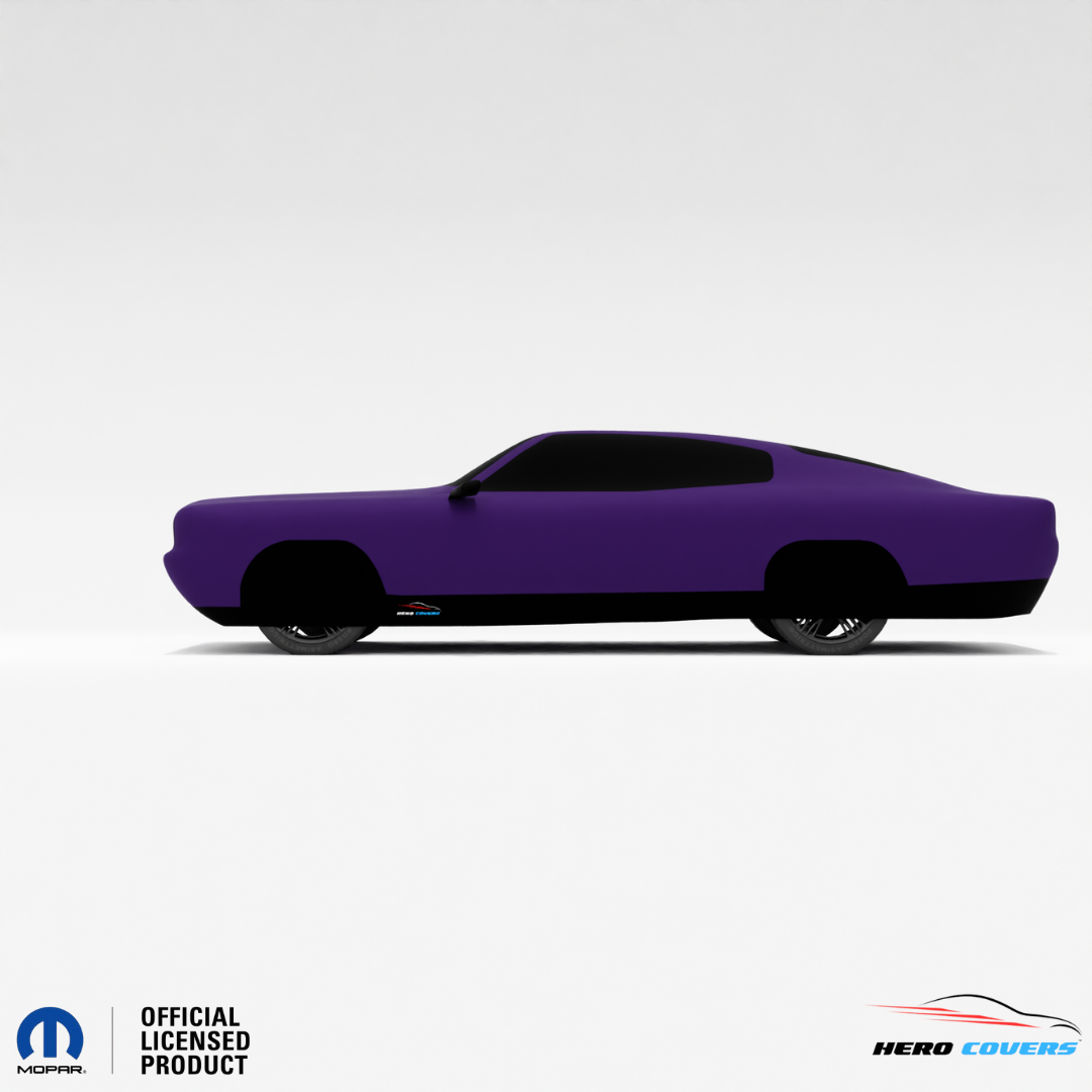 Dodge Charger 3rd Gen (1971–1974) Car Cover: Indoor & Outdoor Use - HeroCovers