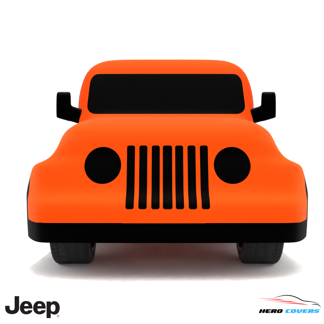 Jeep Wrangler 1996 Car Cover: Indoor & Outdoor Use - HeroCovers