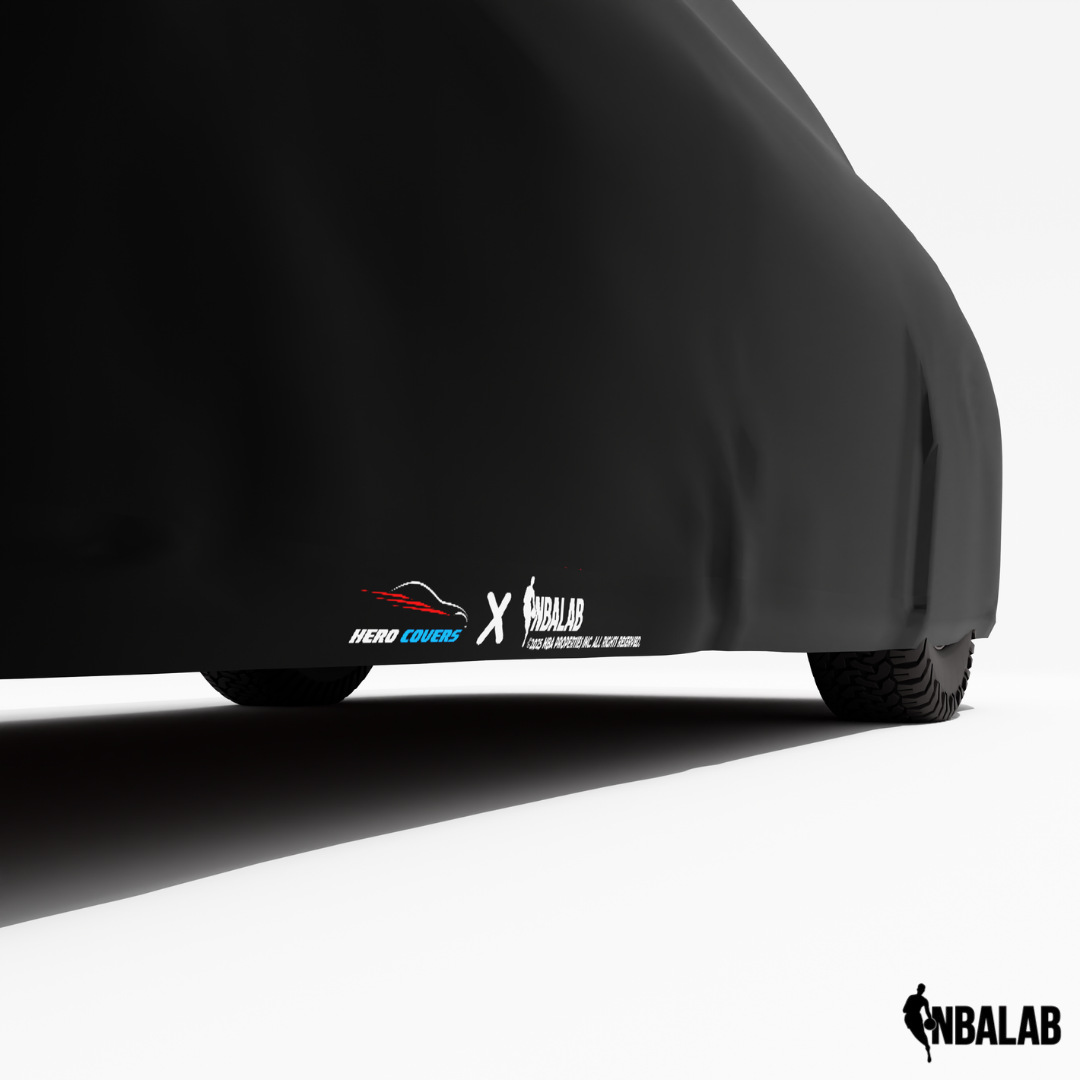 Officially Licensed Miami Heat 2 Tone Car Covers – Indoor & Outdoor | NBA Protection | HeroCovers