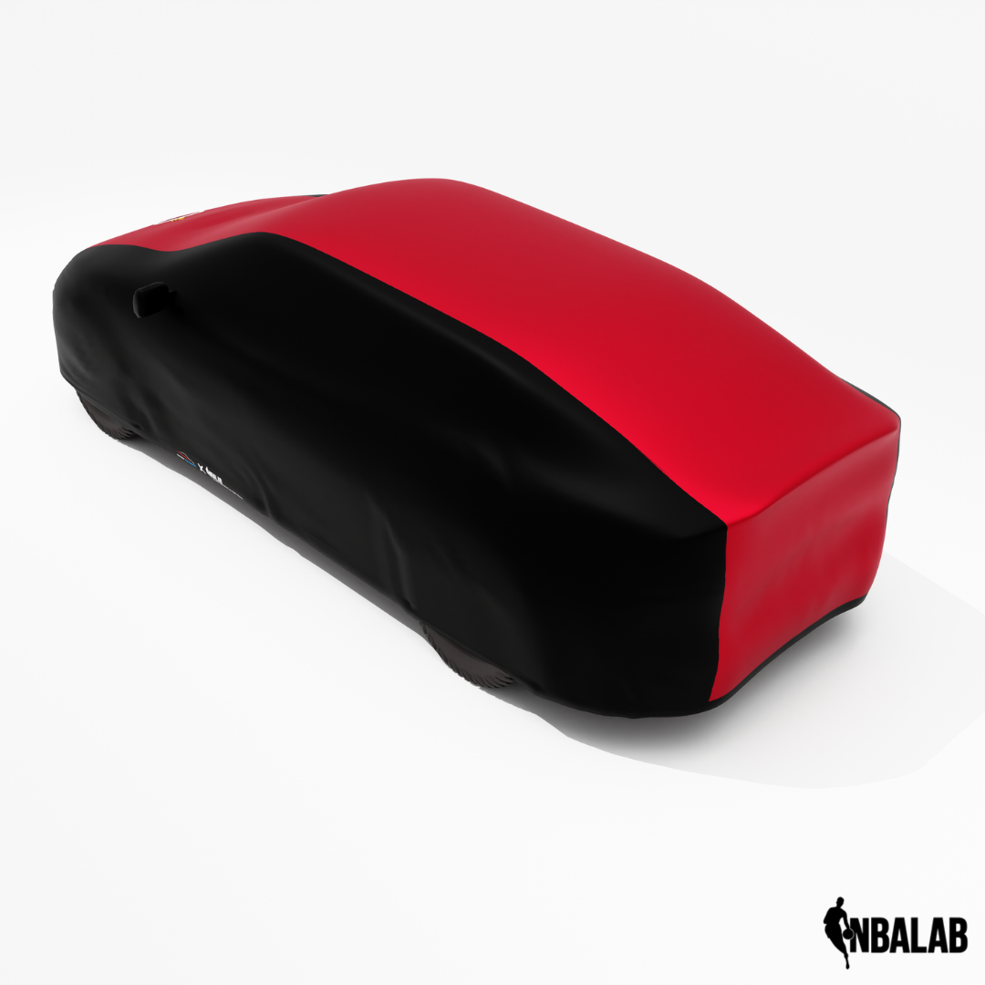 Officially Licensed Miami Heat 2 Tone Car Covers – Indoor & Outdoor | NBA Protection | HeroCovers