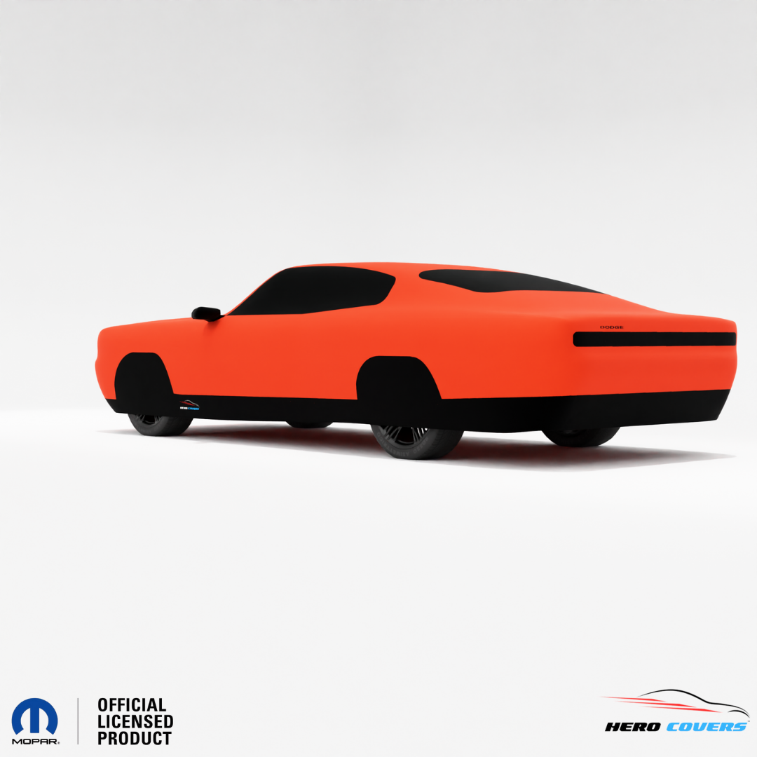 Dodge Charger 3rd Gen (1971–1974) Car Cover: Indoor & Outdoor Use - HeroCovers