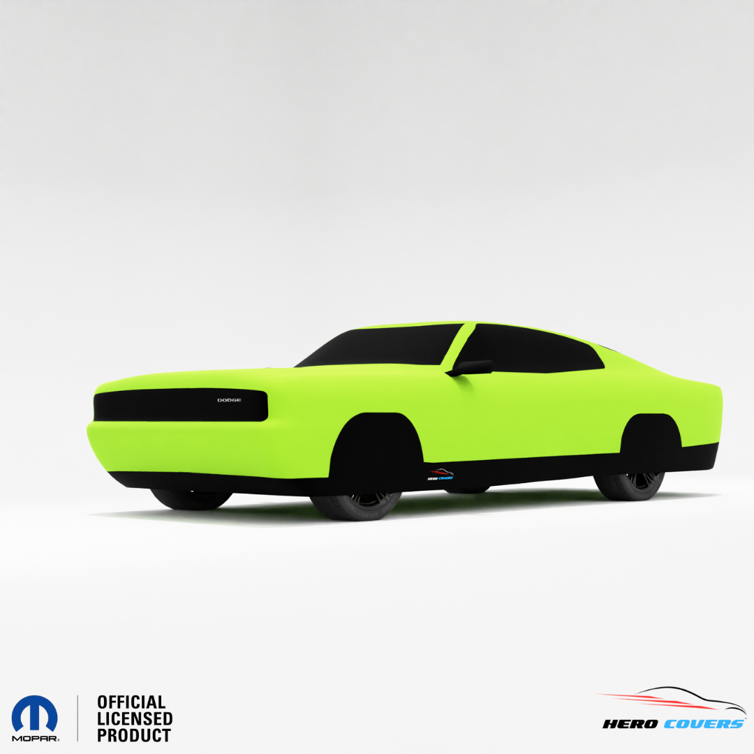 Dodge Charger 3rd Gen (1971–1974) Car Cover: Indoor & Outdoor Use - HeroCovers