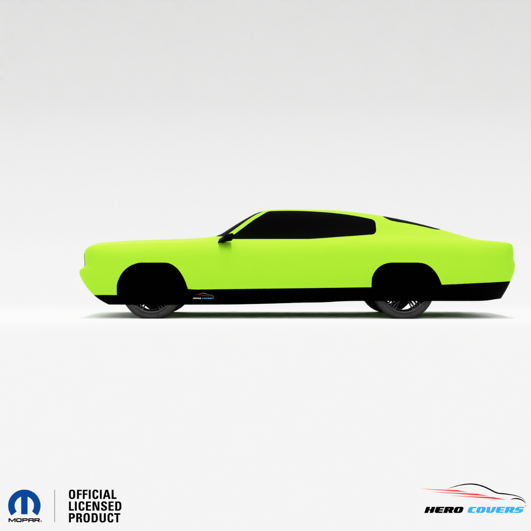Dodge Charger 3rd Gen (1971–1974) Car Cover: Indoor & Outdoor Use - HeroCovers